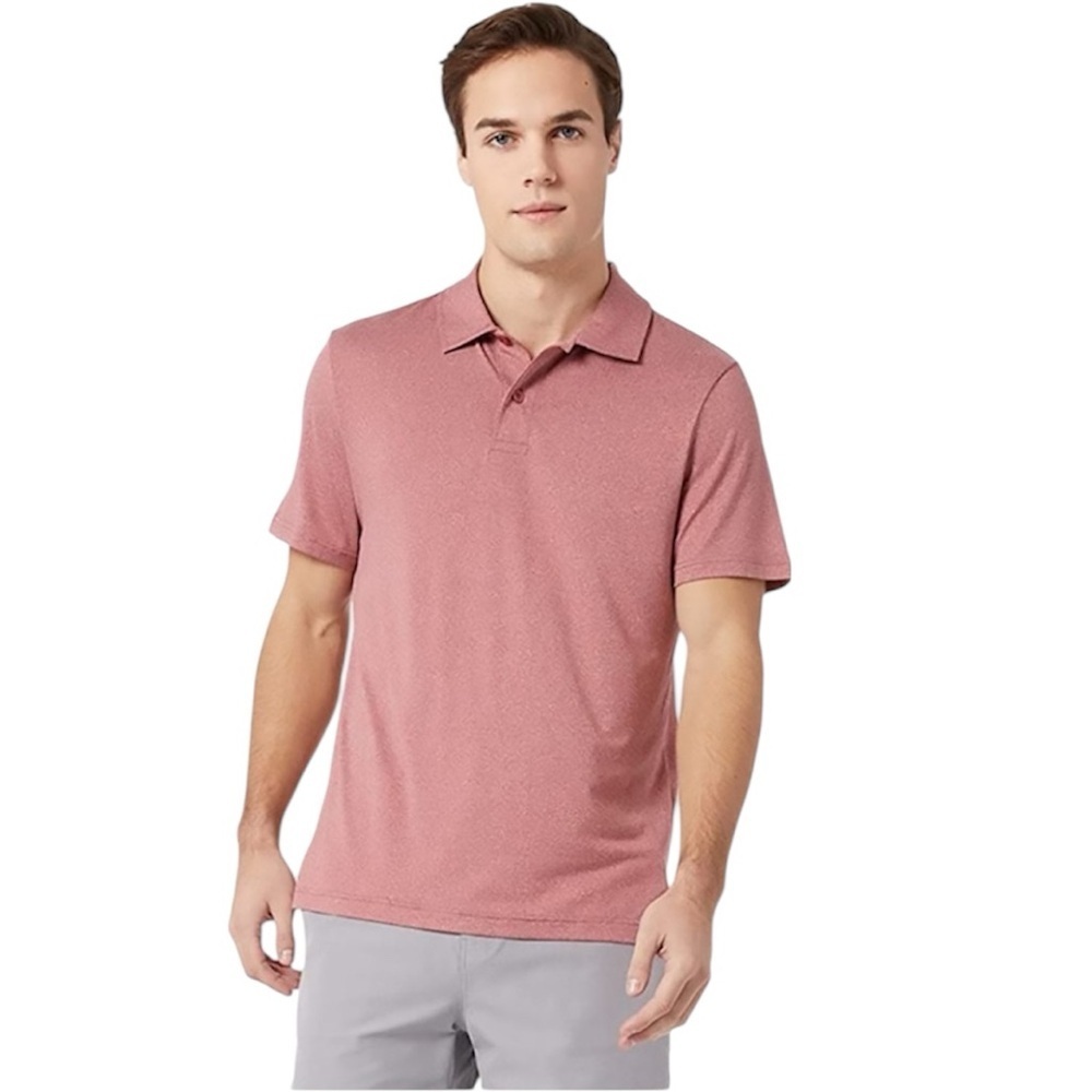 ❤️ 🆕 32 DEGREES COOL Heather Red Polo Size XXL